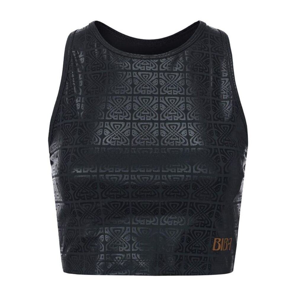 Biba Womens/Ladies Shine Slim Sleeveless Tank Top / Black
